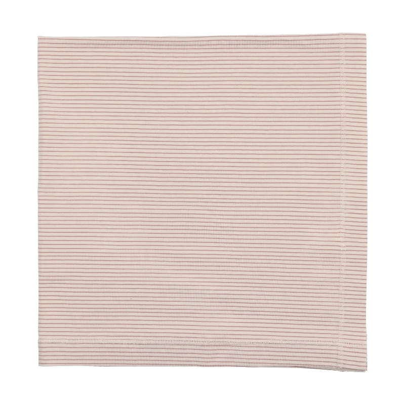 Lilette Signature Striped Blanket - Rose Stripe