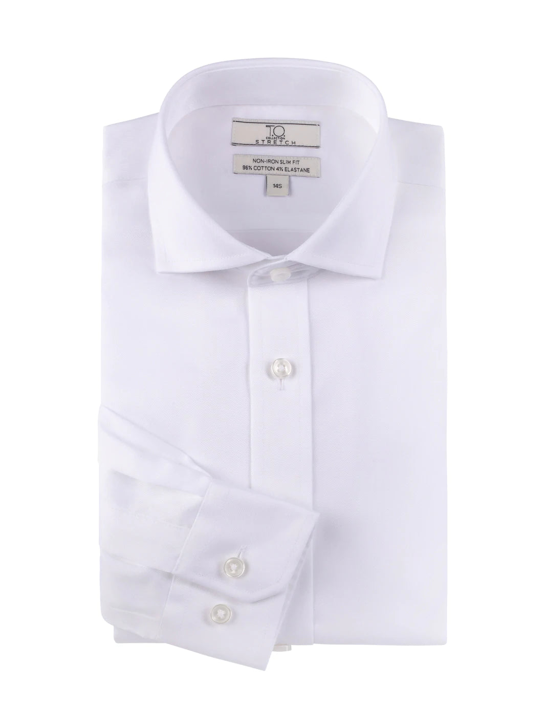 T.O. Collection Boys Stretch Dress Shirt - Long Sleeve